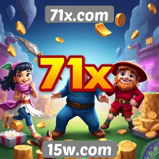 Explorando a biblioteca de jogos do 71x.com
